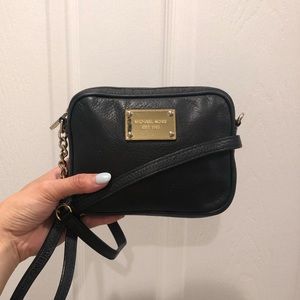 Michael Kors small black crossbody bag